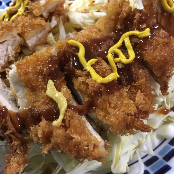 チキンカツ カラシソース レシピ 作り方 By おきぬ 楽天レシピ